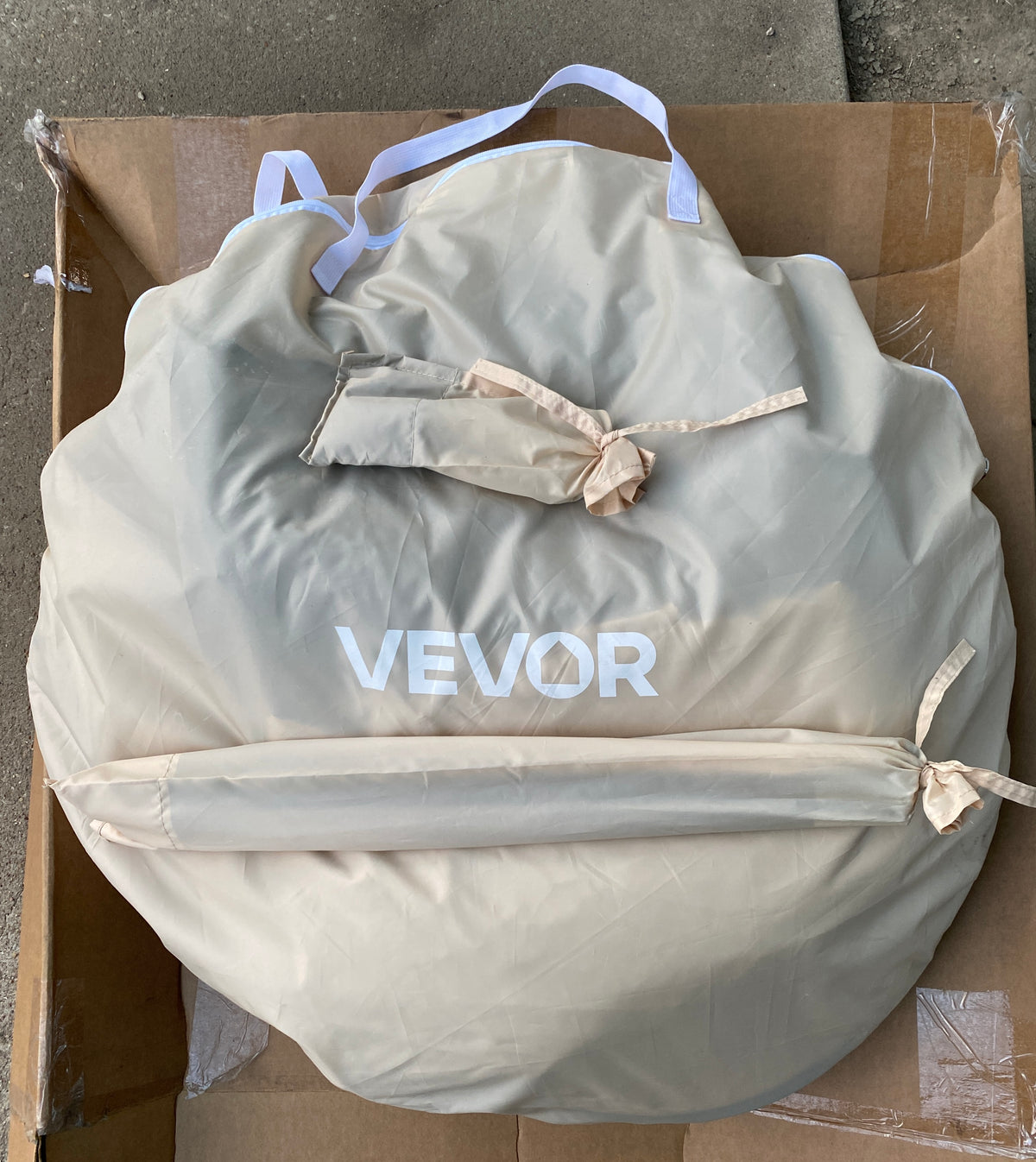 Like New VEVOR 10 x 9.2 ft Pop Up Clear Bubble Tent Waterproof & UV-Resistant