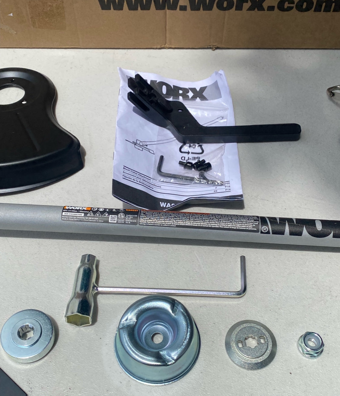 New Other WORX Nitro Driveshare 10" Brush Cutter Attachment, WA0221