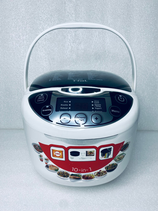 T-Fal 10 Cup 750W Rice & Multi-Cooker, White