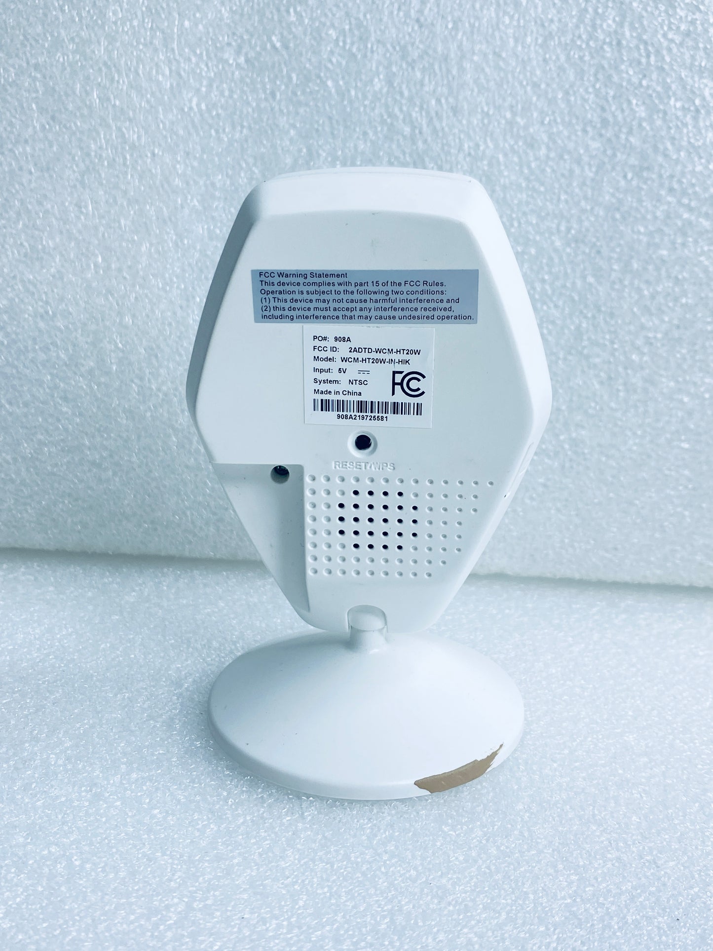 Night Owl Wireless 1080P Indoor White Security Camera, WCM-HT20W-IN-HIK