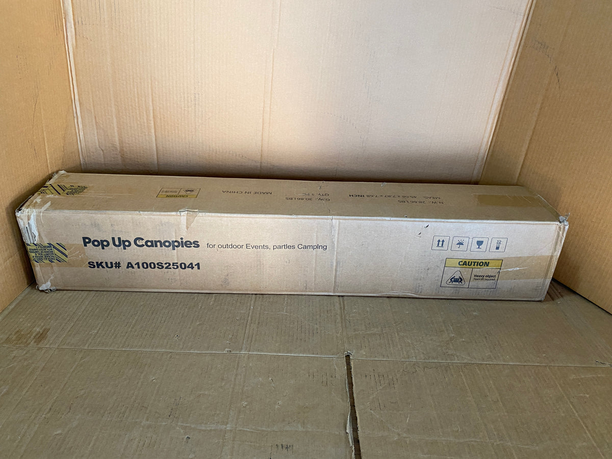New Other SANWAY 10' x 10' One Push Setup Pop Up Canopy Tent, Silver White