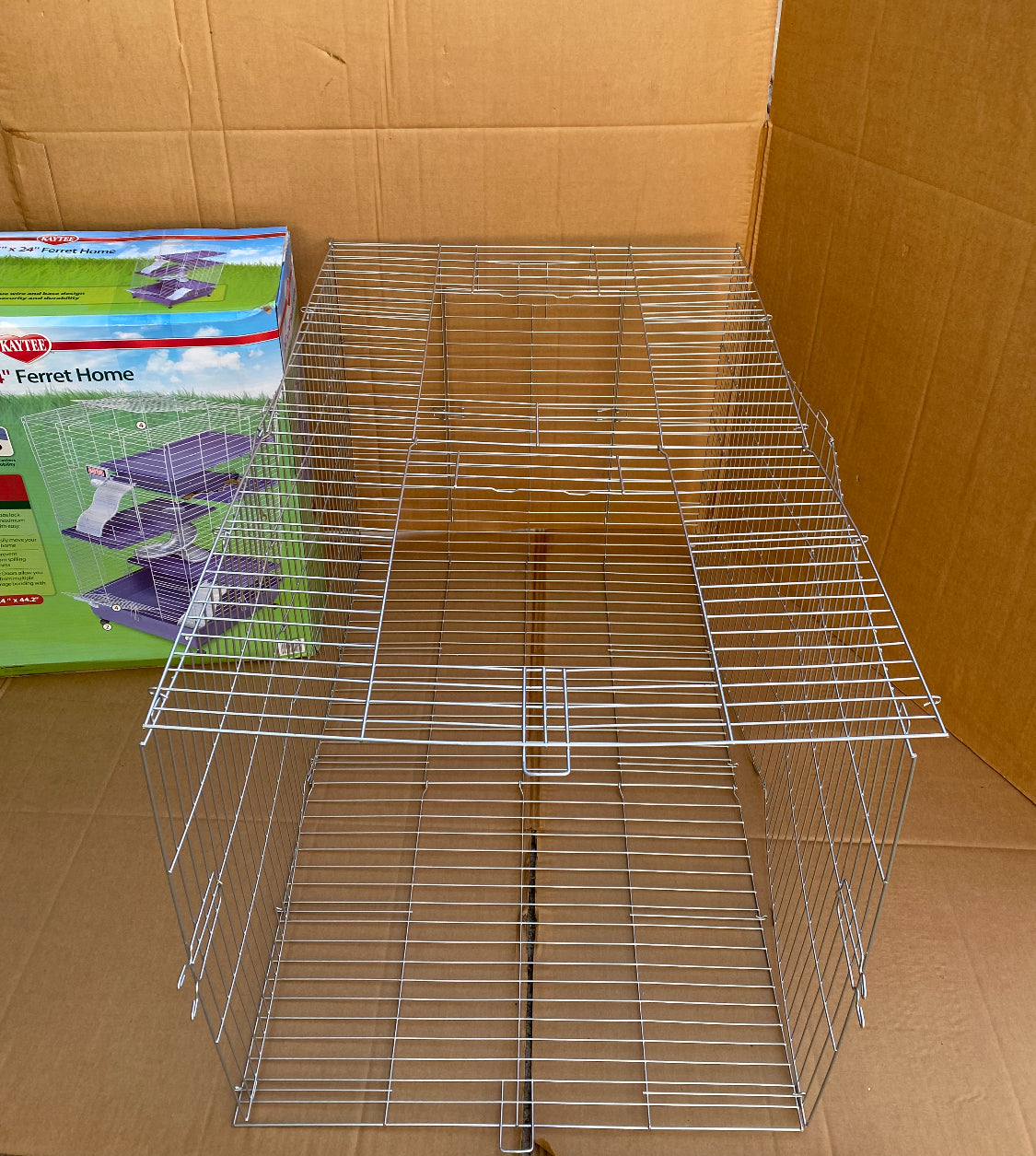 New Kaytee My First Home Multi-Level Habitat With Casters For Pet Ferrets