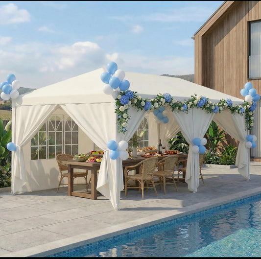New Other Hoteel 10'x20' Outdoor Canopy Party Tent With 6 Removable Sidewalls