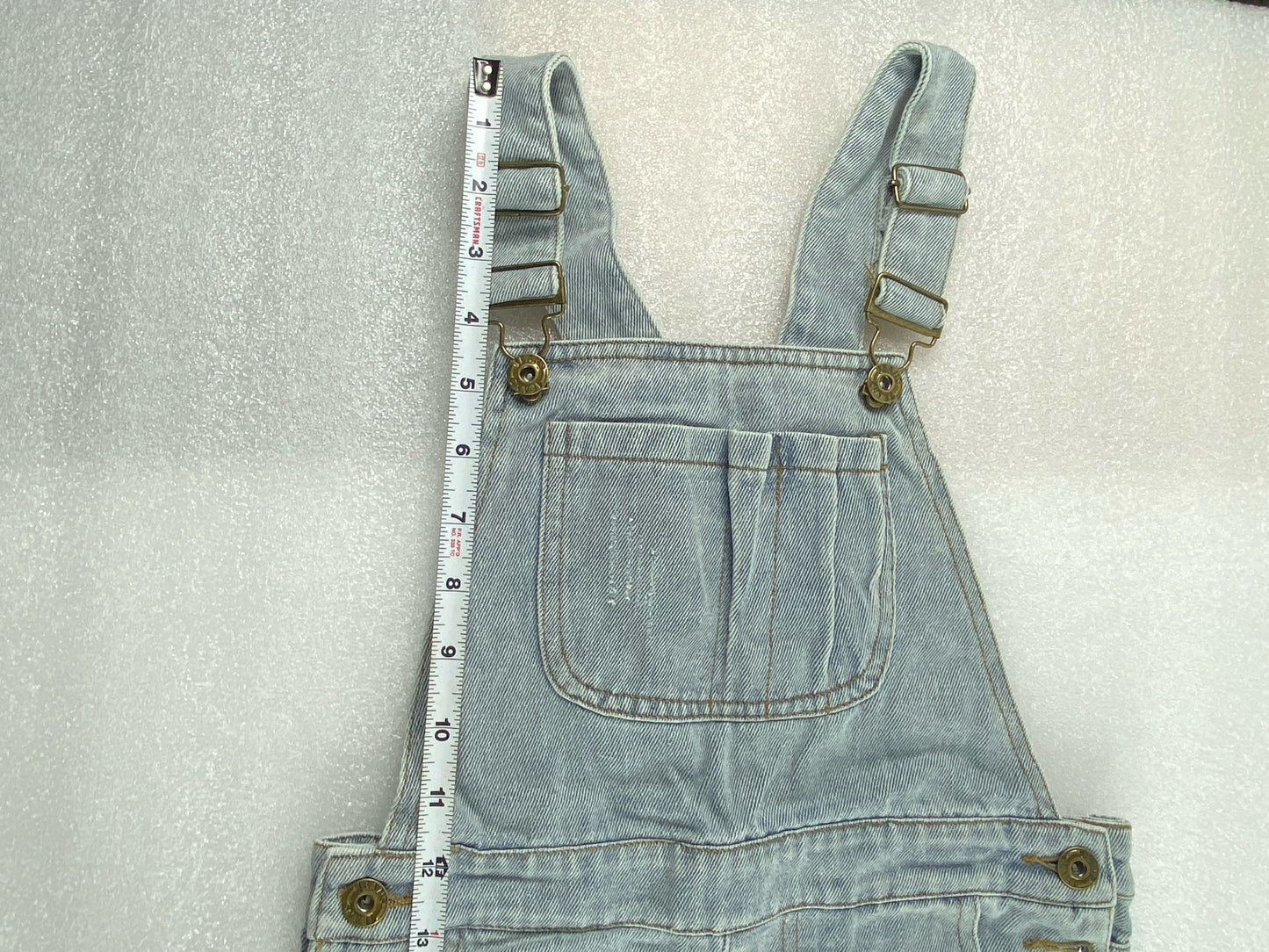 New Kidscool Space Size 8 Overall Denim, Light Grey