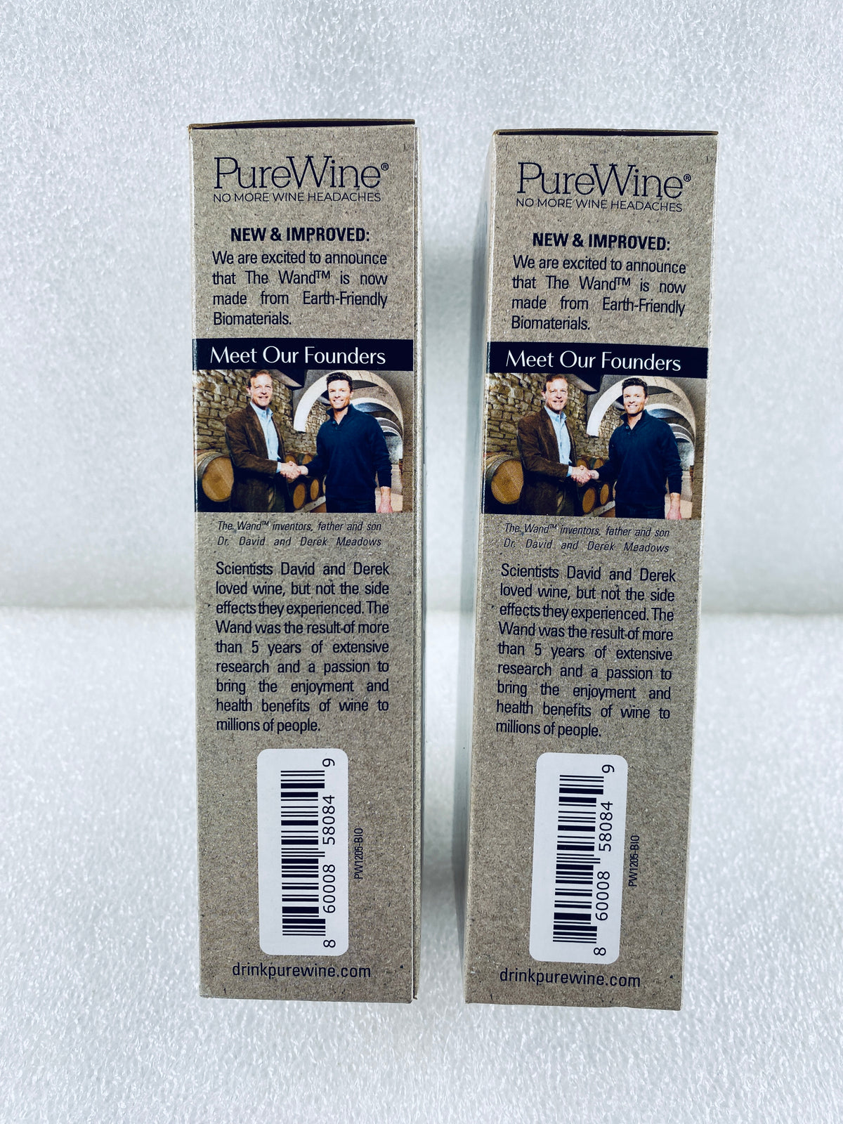 Set Of 16 - New PureWine The Wand ECO-FRIENDLY Wine Purifier 8-Pack Each, White