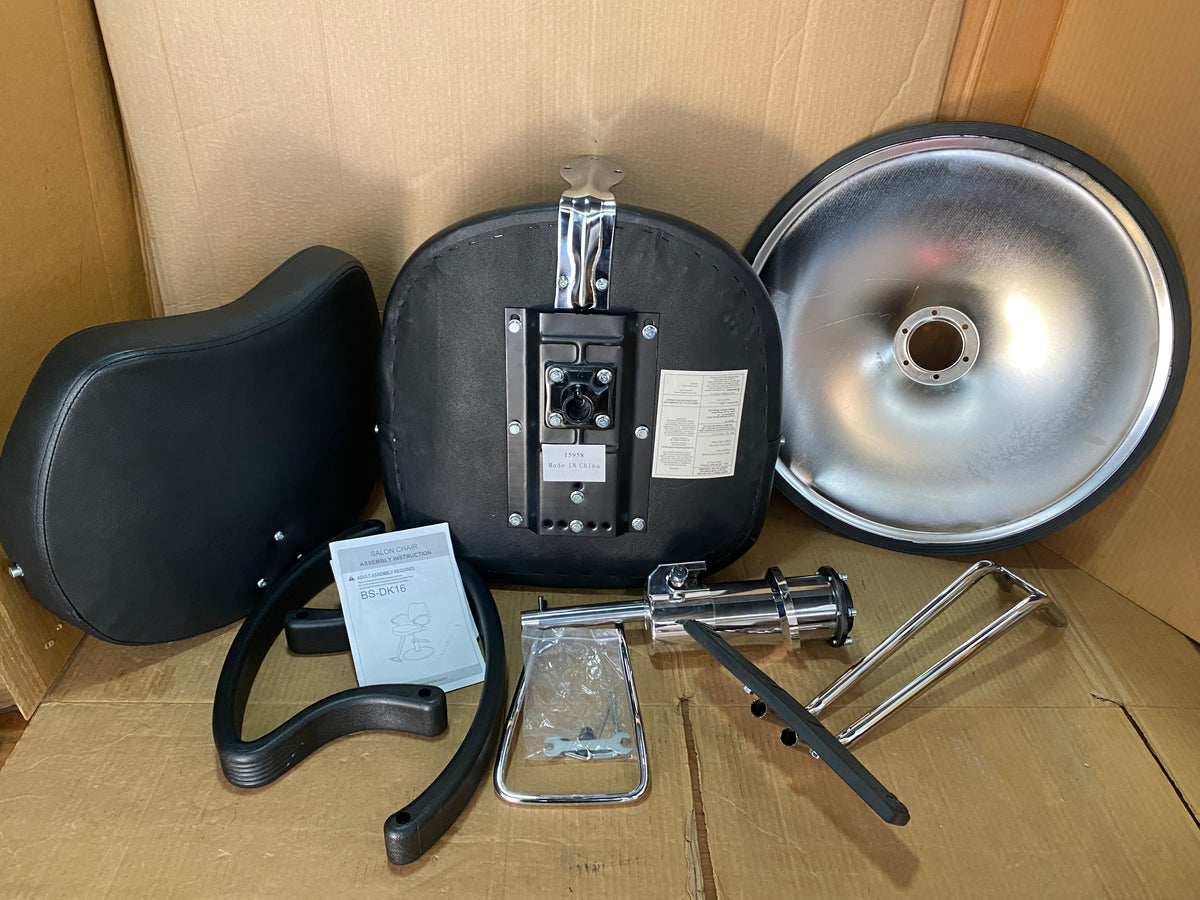 New Other PayLessHere Salon/Barber Chair With Heavy Duty Hydraulic Pump, Black