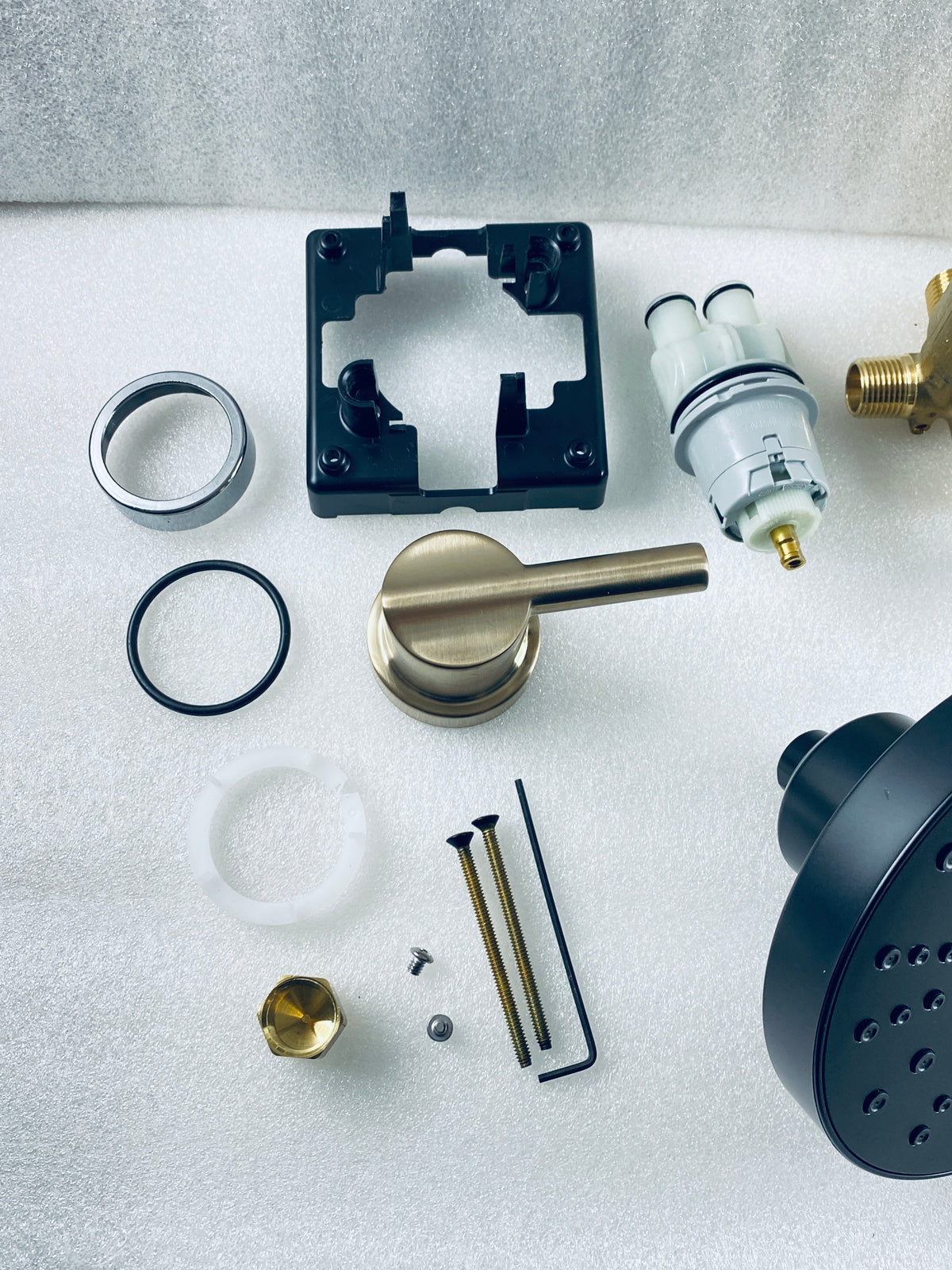 New Other Delta Nicoli 14 Series H2Okinetic Shower Head & Handle Set