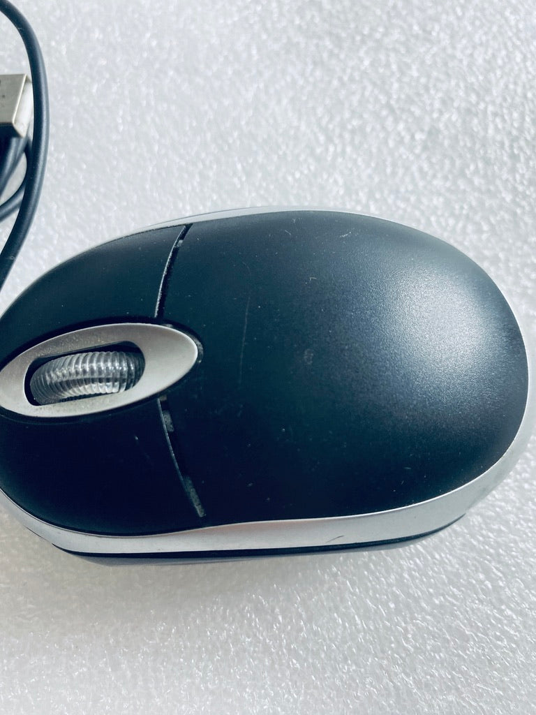 Lot Of 2 - Optical USB Mouse, Black/Silver