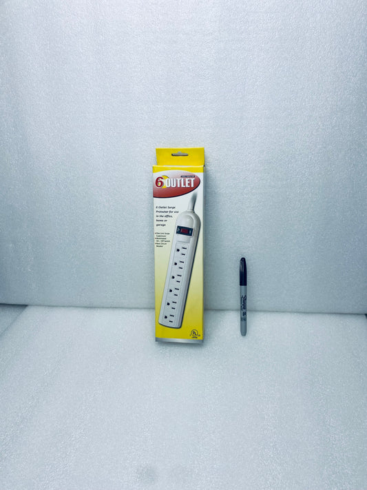 #243 - New - 6 Outlet Surge Protector - (AS SHOWN)
