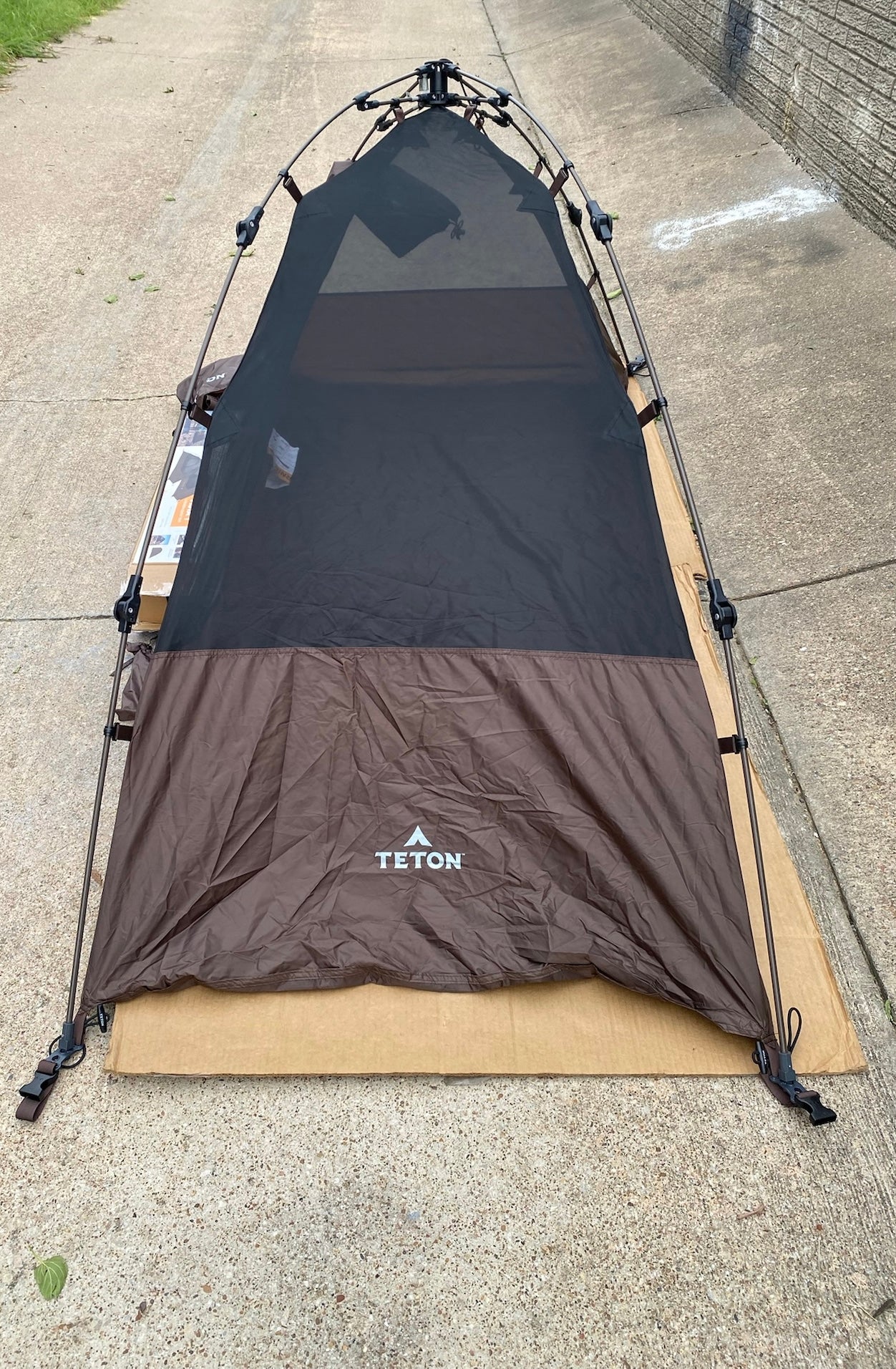 New Other Teton Sports Quick Dome Camping & Backpacking Tent W/ Clip-On Rainfly