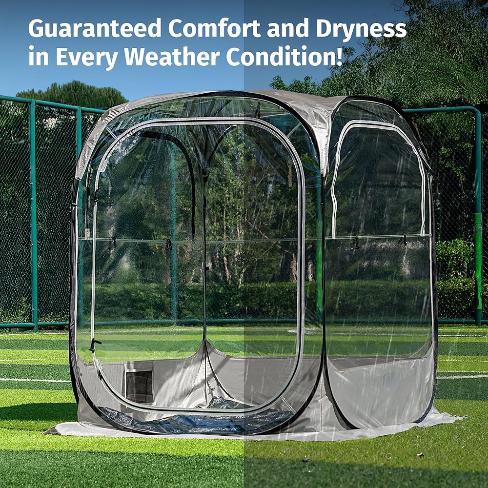 New Other East Oak 5' x 5' Pop Up Bubble All Weather Protection Tent For Events