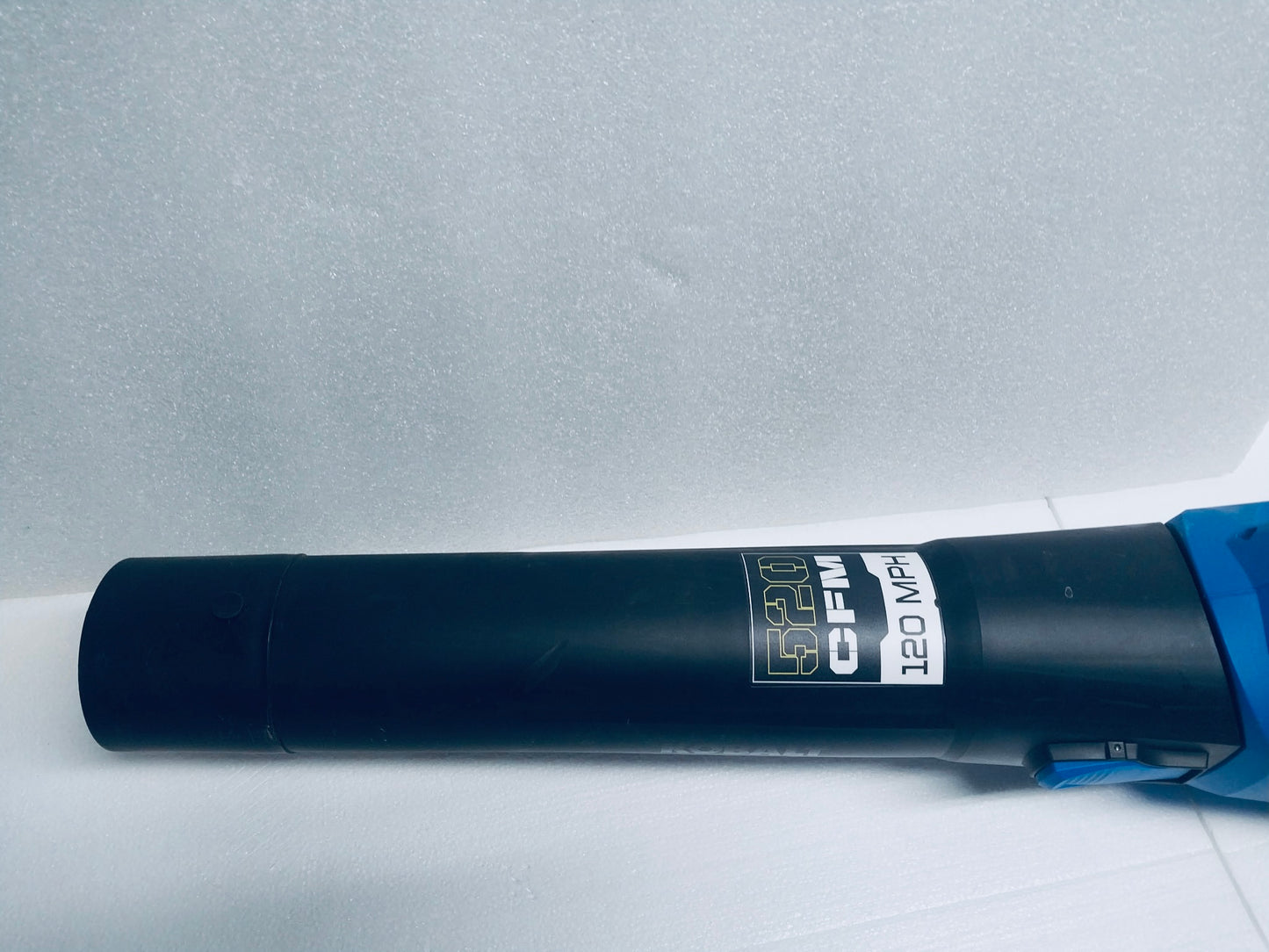 #100 - Kobalt 40V Max Brushless Air Blower 520 CFM 120 MPH, KLB 1040B-03, No Battery, Blue - (READ) - (IN CONDITION AS SHOWN)$$$$$$