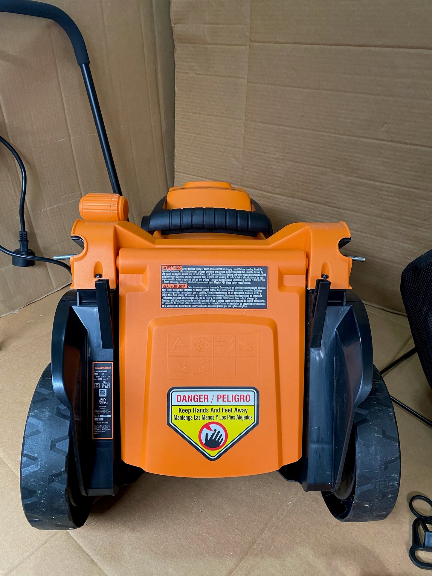 LawnMaster MEB1114K Electric Corded Lawn Mower 14” 11AMP