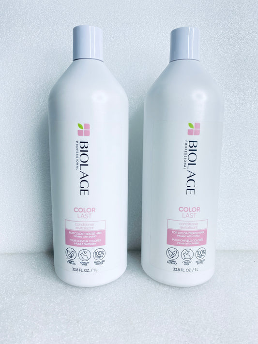 Lot Of 2-New Biolage Professional Color Last Conditioner For Color Treated Hair