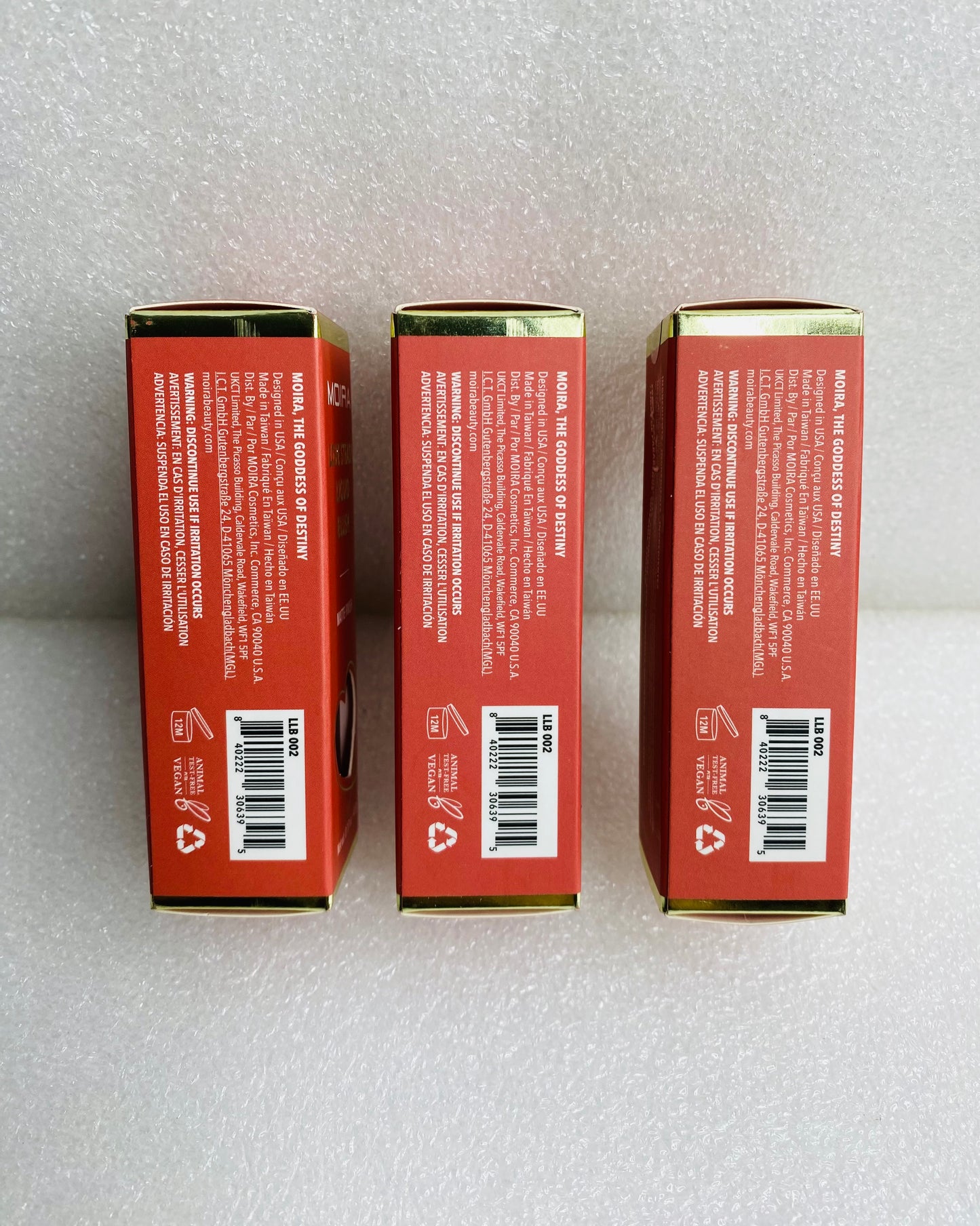 Lot Of 3 - New Moira Love Steady Liquid Blush Radiant Finish 02, 0.17 oz. Each