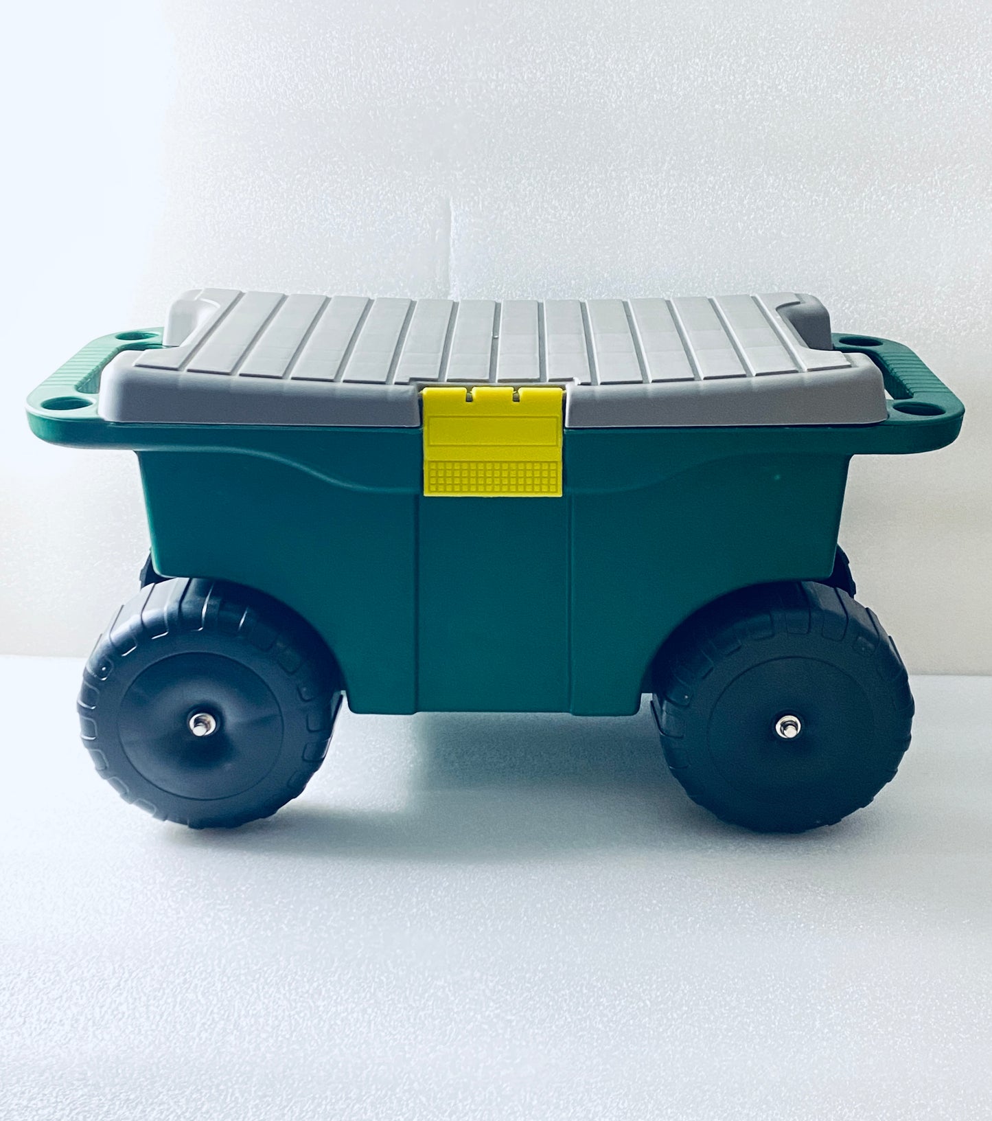 New Other Pure Garden 20in. Plastic Garden Storage Cart And Scooter, Green/Grey