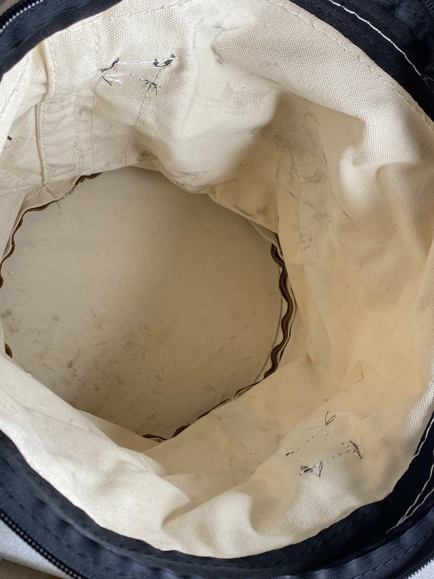 Klein Tools 17" H/14” W 150lb. Canvas Bucket With Zip-Close Top & Leather Bottom