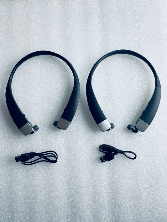 Lot Of 2 Insignia Wireless Bluetooth In-Ear Headset W/Microphone, NS-CAHBTEB02-B