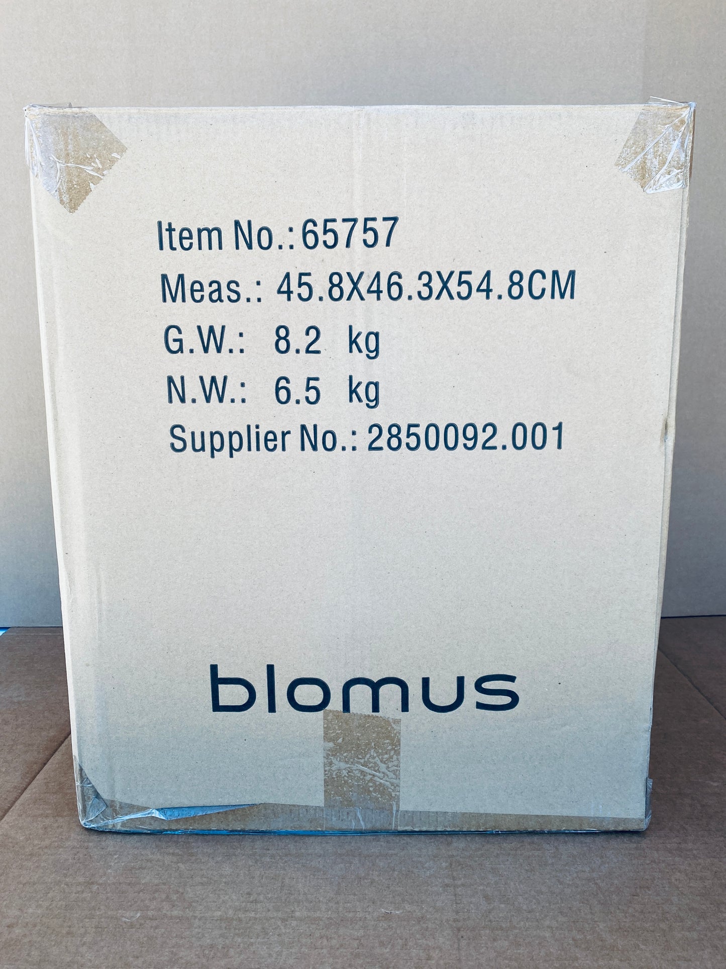 New - Blomus 18” W x 21” H 65757 Nidea Iron Lantern, Matte Black Textured