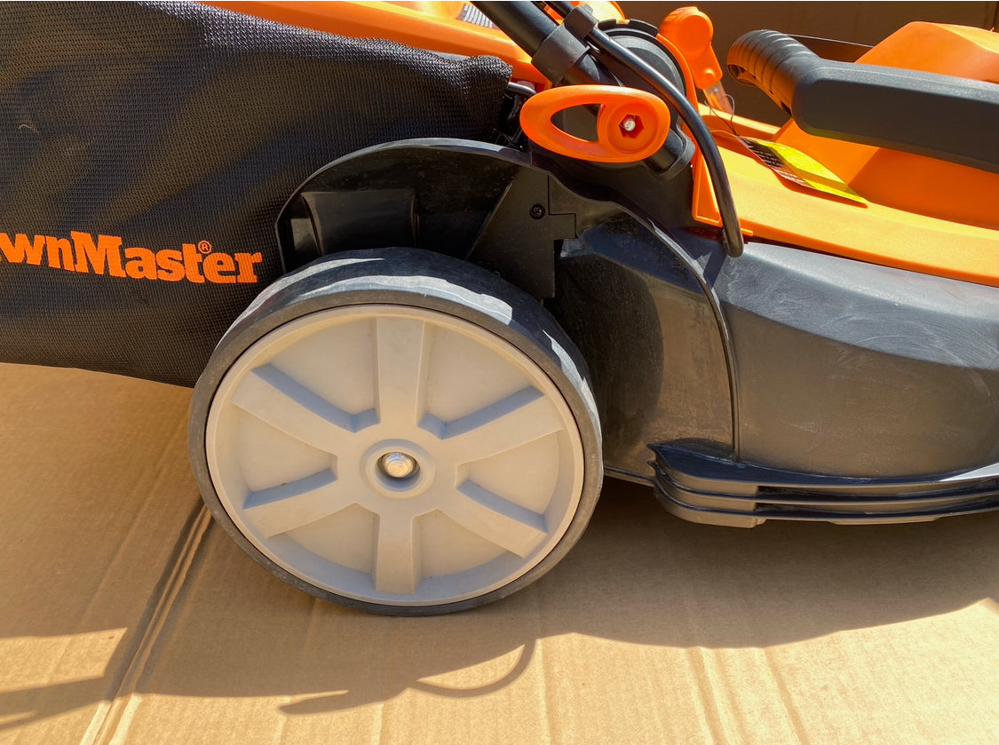 LawnMaster MEB1216K Electric Lawn Mower 16" 12AMP, Black & Orange