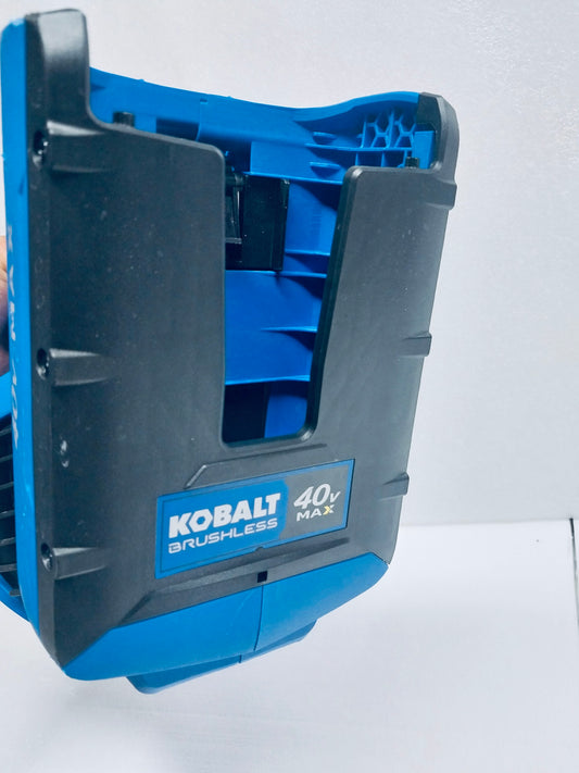 #100 - Kobalt 40V Max Brushless Air Blower 520 CFM 120 MPH, KLB 1040B-03, No Battery, Blue - (READ) - (IN CONDITION AS SHOWN)$$$$$$