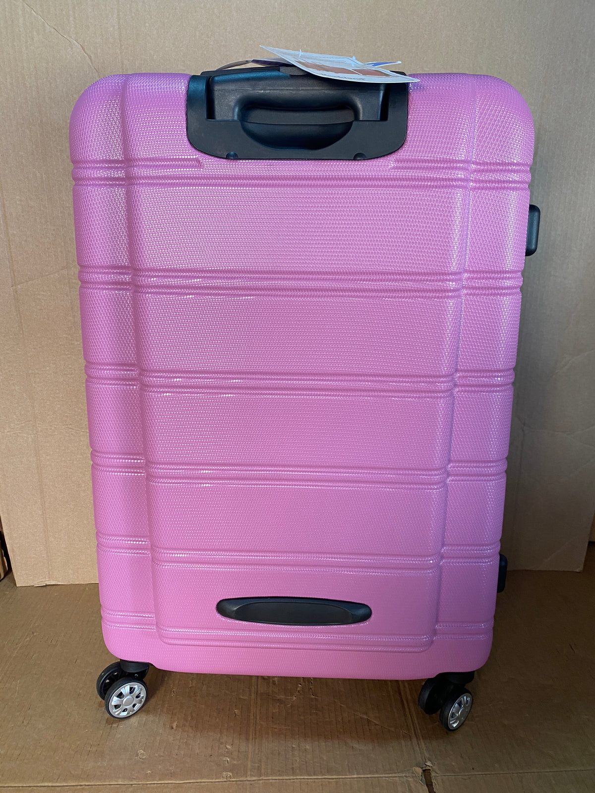 Set Of 3 - New Open Box Rockland Melbourne Expandable Spinner Wheel Luggage Set