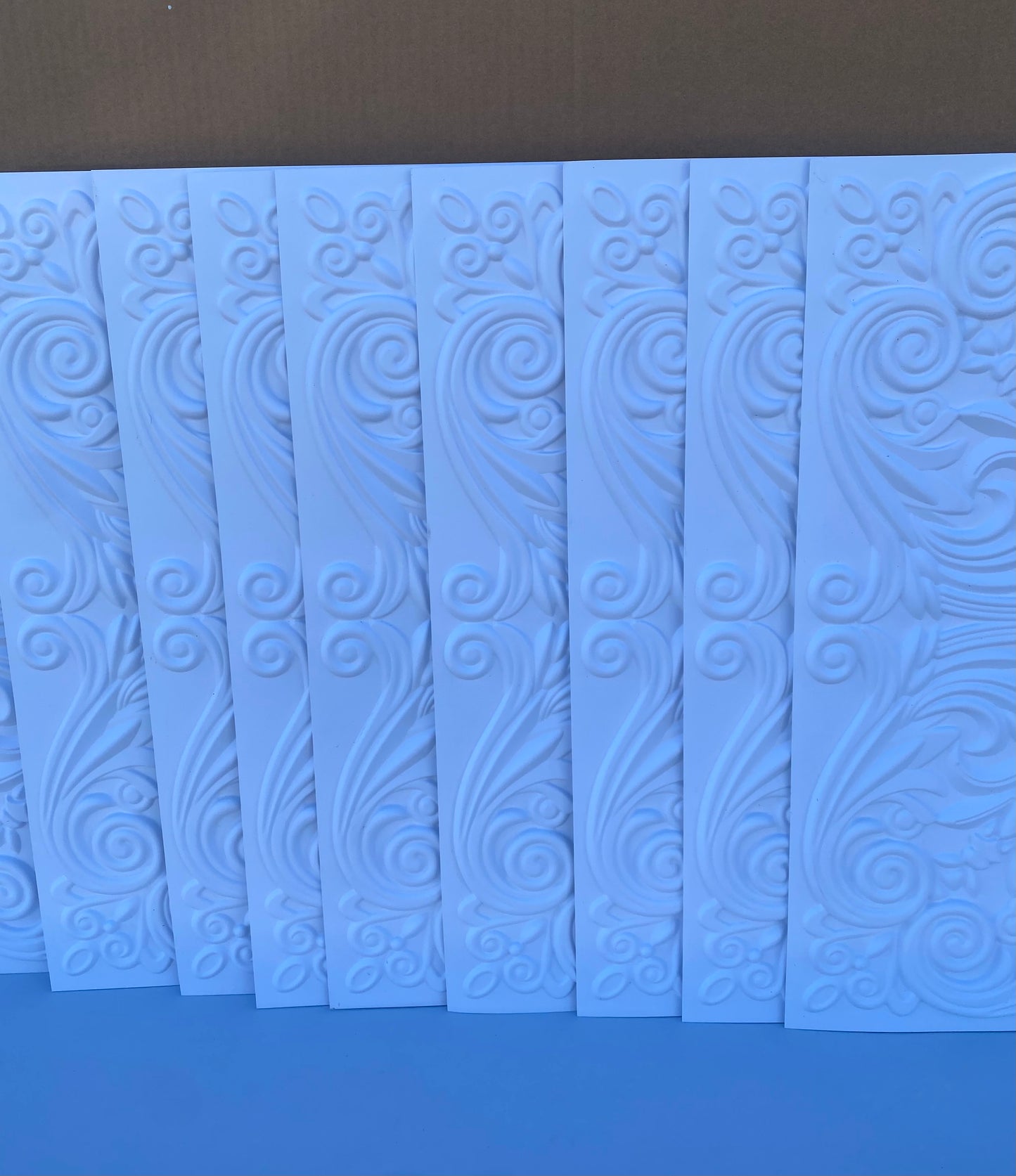 lot Of 12 New Other-Art3d Decorative 2' x 2' Spanish Floral Ceiling Tile, White