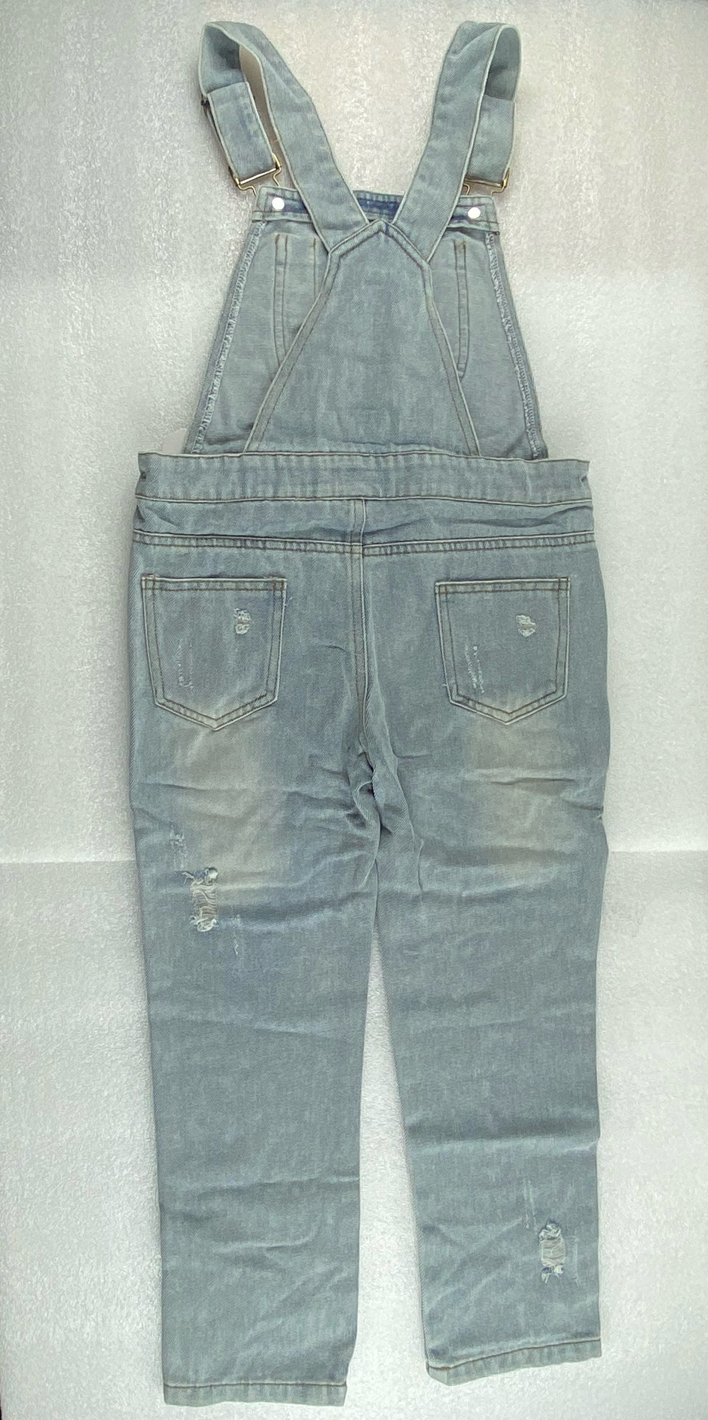 New Kidscool Space Size 8 Overall Denim, Light Grey