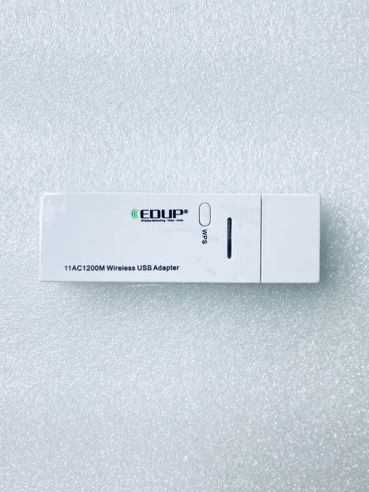 EDUP Networking Video/Audio 11AC1200M White Wireless USB 3.0 Adapter, 2.4G/5Ghz