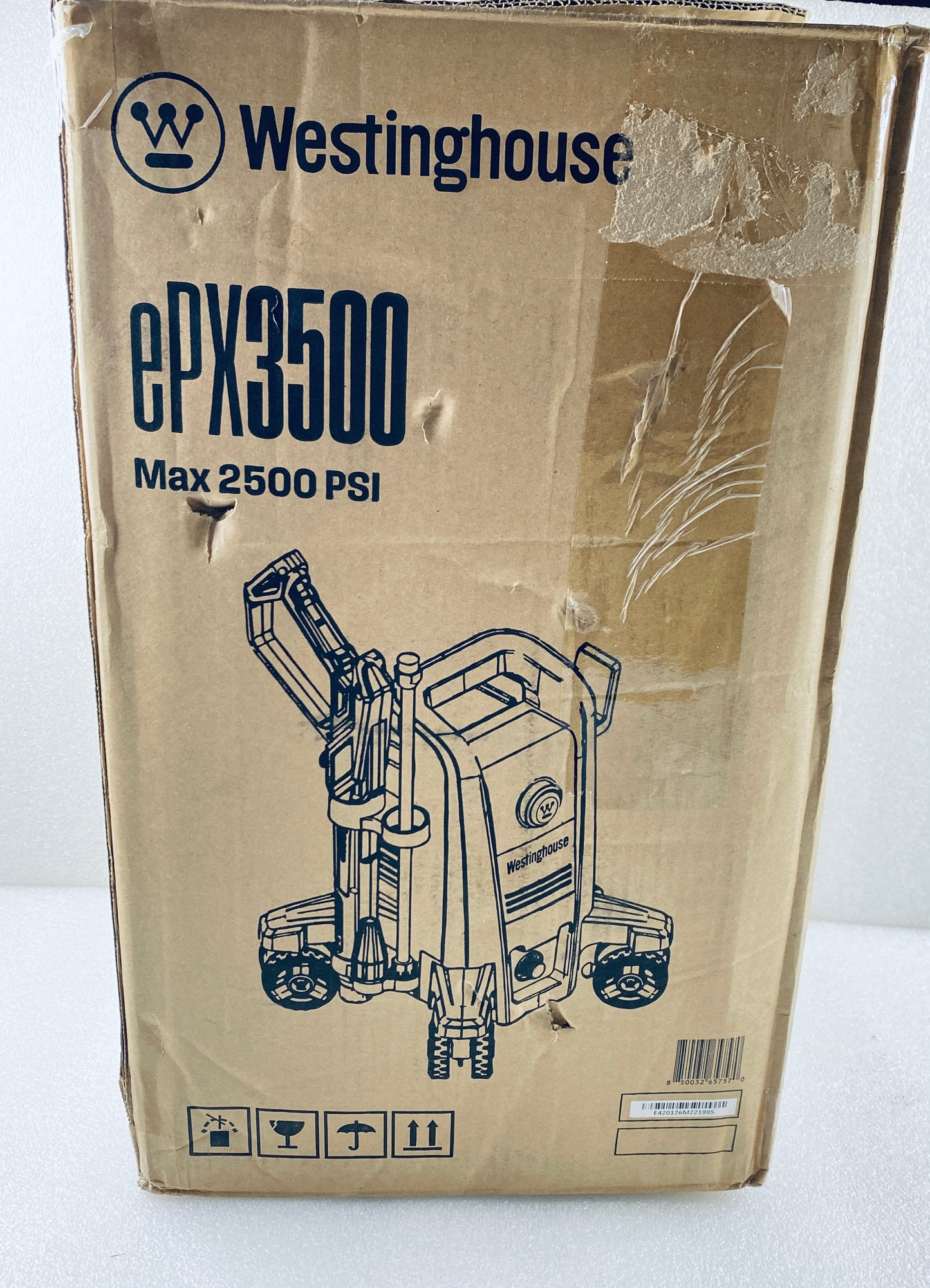 Westinghouse 2500PSI Max & 1.76GPM Max Electric Pressure Washer With Wheels