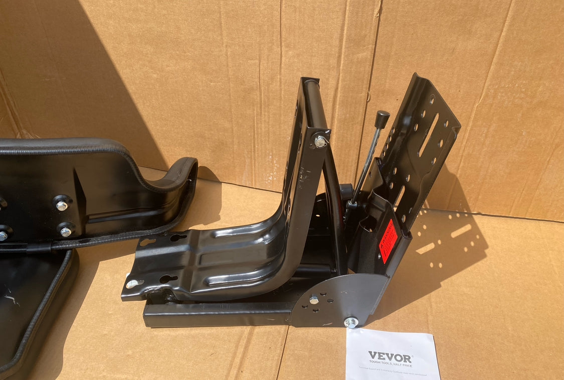 New Other VEVOR Universal Adjustable Forklift/Tractor Seat With Micro Switch