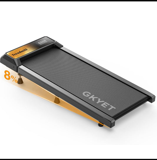 New Open Box GKYET Walking Treadmill Pad W/ 8% Incline, 2.5HP & 265lb. Capacity