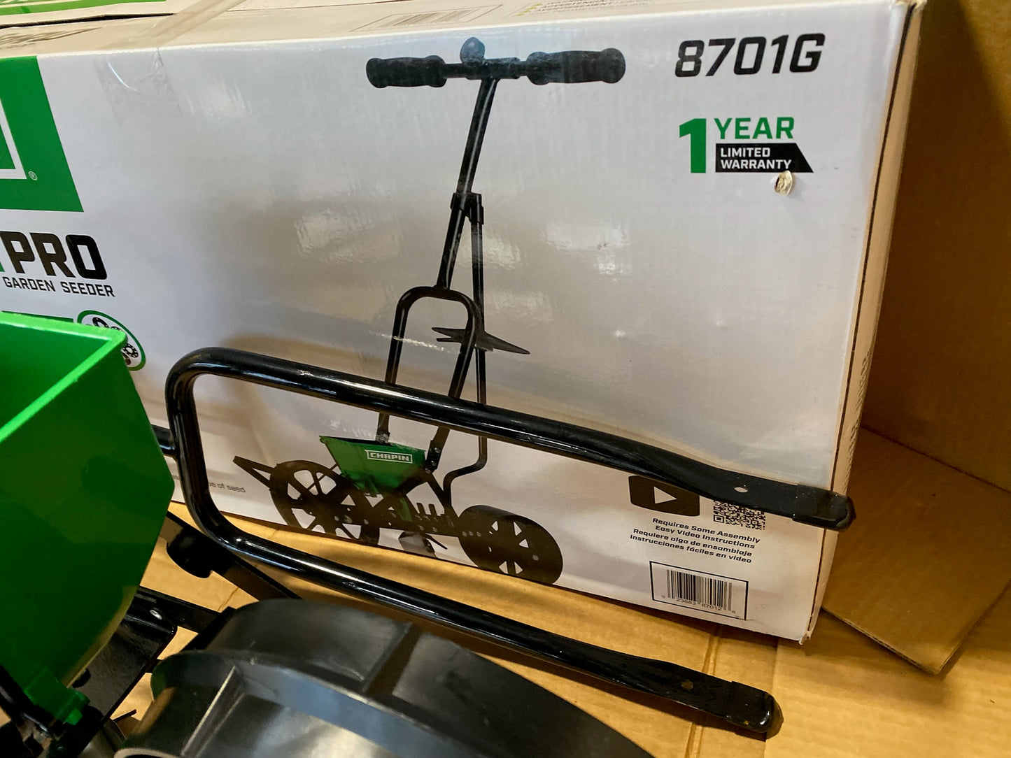 New Other Chapin Garden Push Steel Frame Seeder Planter With 6 Seed Plates