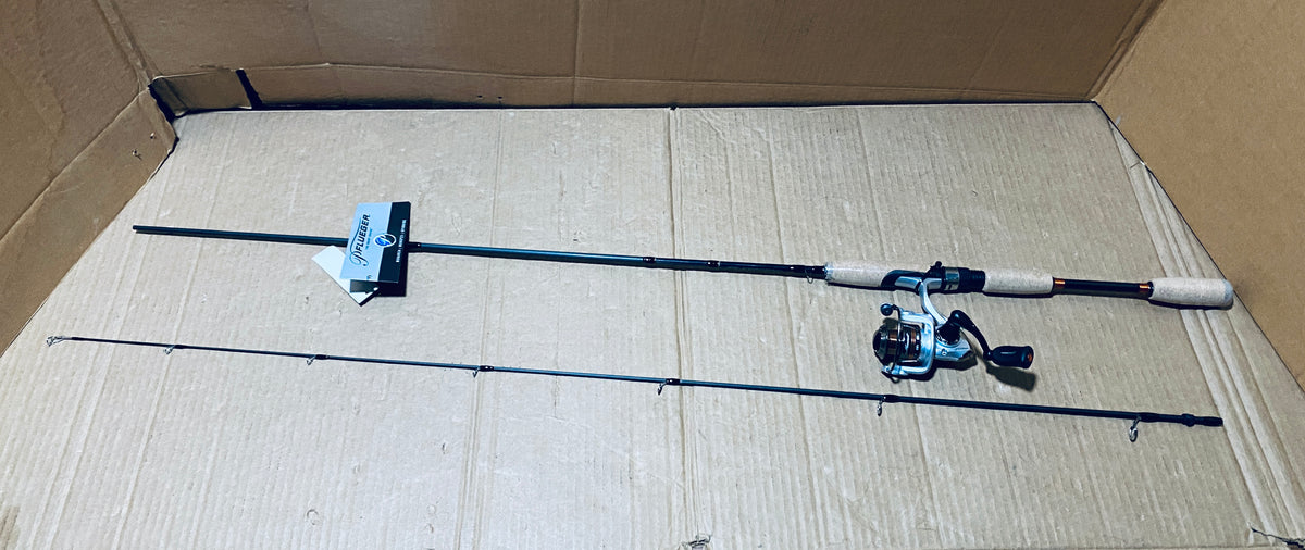 New Open Box Pflueger Monarch 2 Piece 7ft. UL Spin Combo