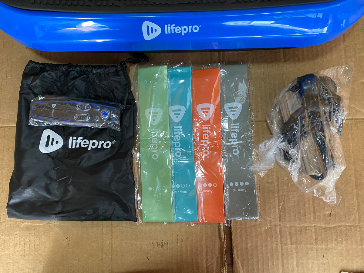New Other Lifepro Waver Mini Vibration Plate Exercise Machine, Blue