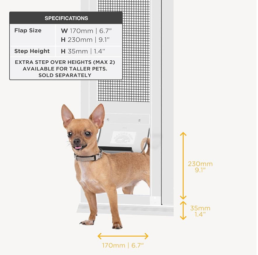 New Other Hakuna Pets V2 55.12" - 84.25" Patio Pet Door Screen For Sliding Doors