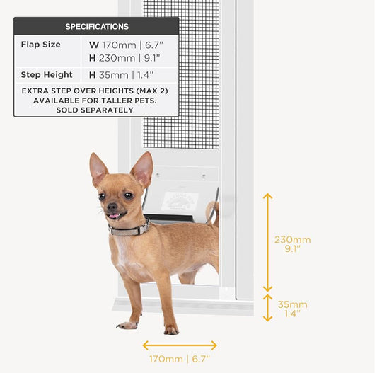 New Other Hakuna Pets V2 55.12" - 84.25" Patio Pet Door Screen For Sliding Doors