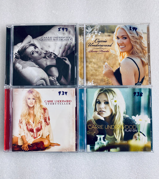 lot Of 4 - Carrie Underwood Music CDs