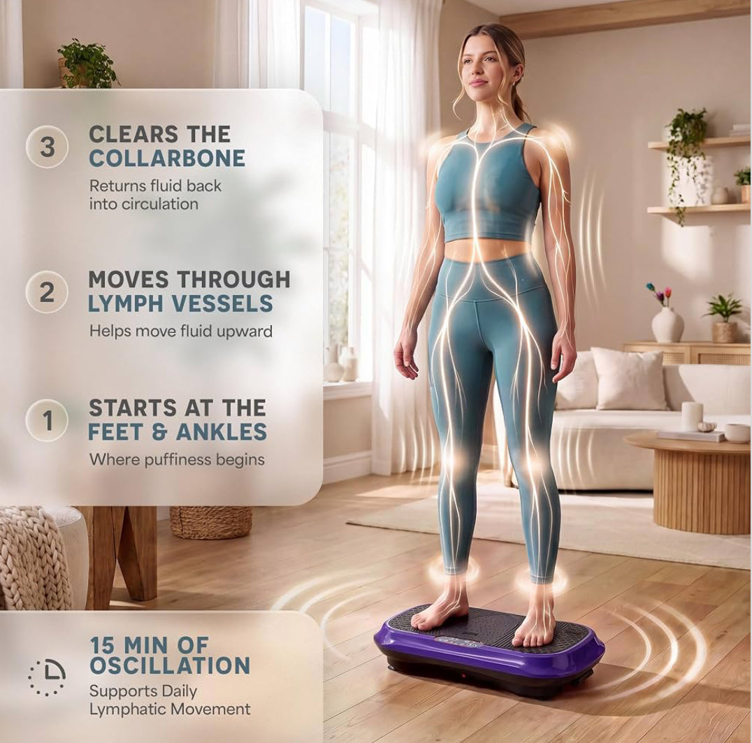 New Other Lifepro Waver Vibration Plate Exercise Machine With 99 Speeds, Purple