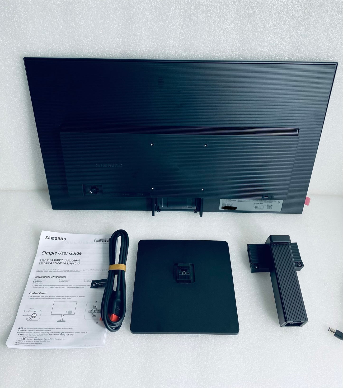 New Open Box Samsung 24" (S30GD) Essential Monitor With IPS Panel, Tilt Stand