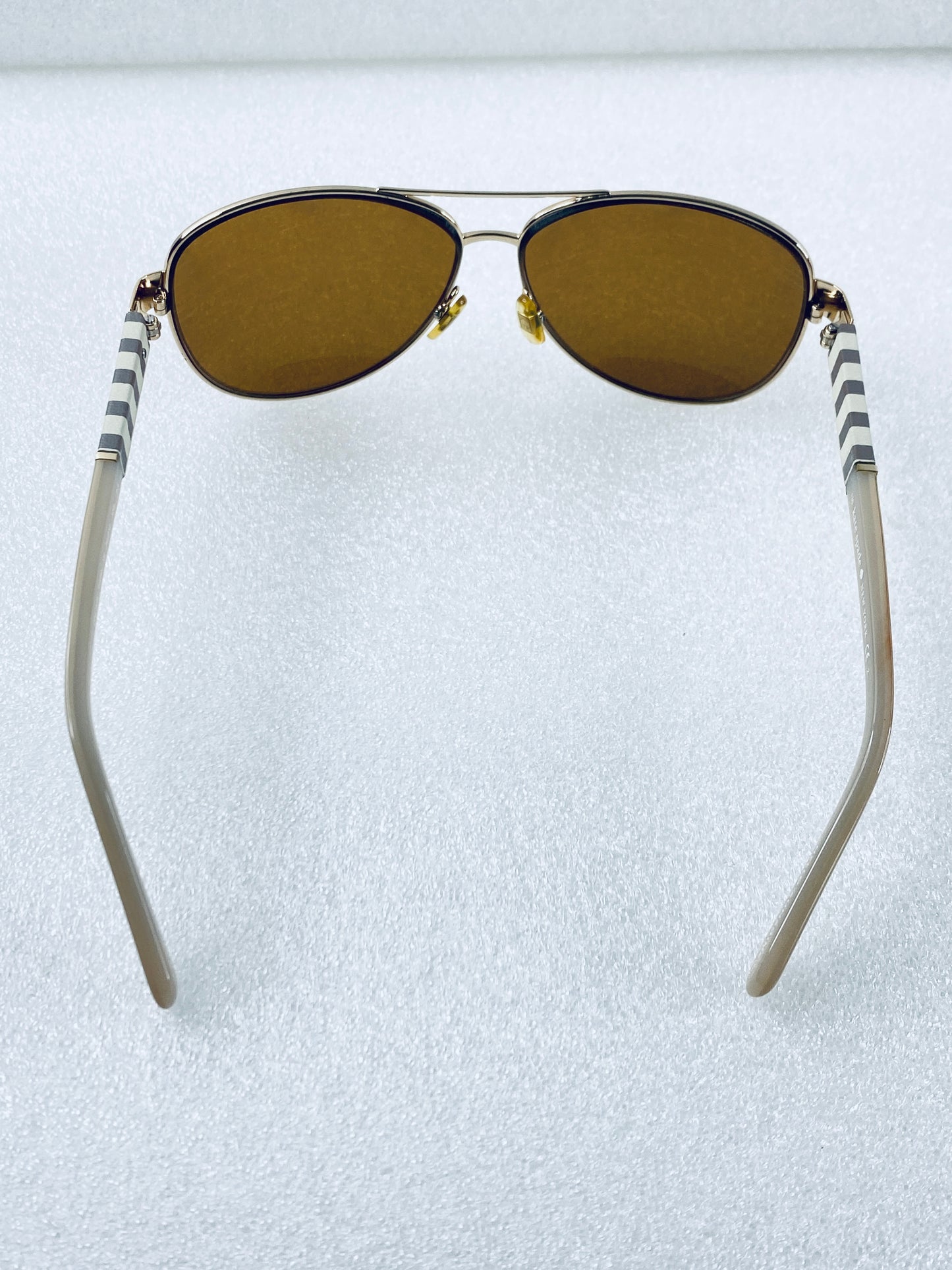 Kate Spade Dalia/S 0W89Y6 Sunglasses 58-12-135 6-4 Brown Lenses, Gold Grey White
