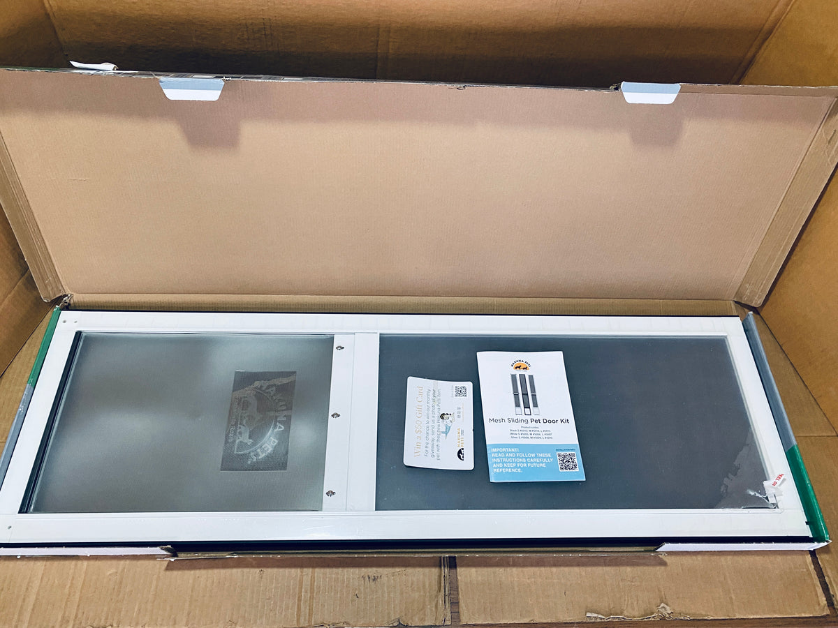 New Open Box Hakuna Pets V2 Patio Pet Door Screen Insert Panel For Sliding Doors