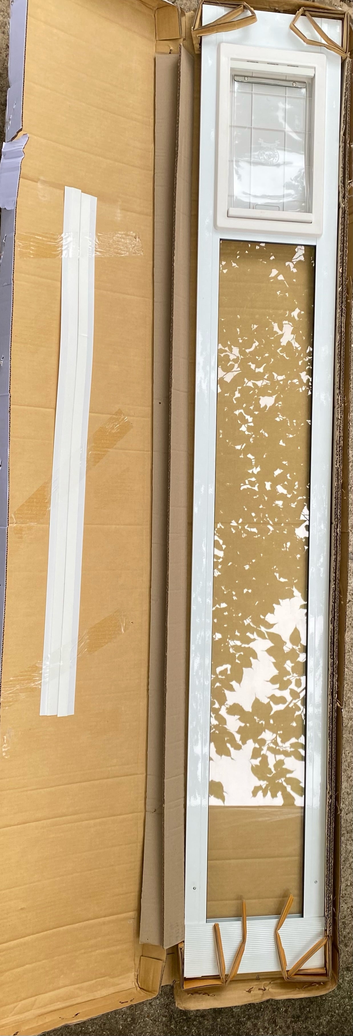 New Other ideal Pet FastFit 77.6”-80.4” Patio Pet Door With 7” x 11 1/4” Flap