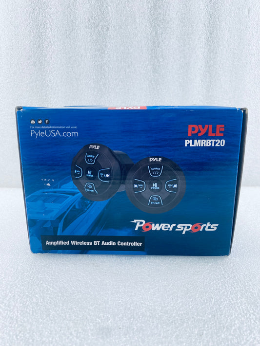 New Open Box Pyle Power Sports Amplified 300W Wireless Bluetooth Audio Control
