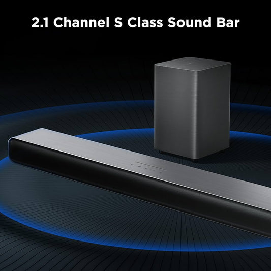 New Other TCL 2.1 Bluetooth Sound Bar With Wireless Subwoofer, Black