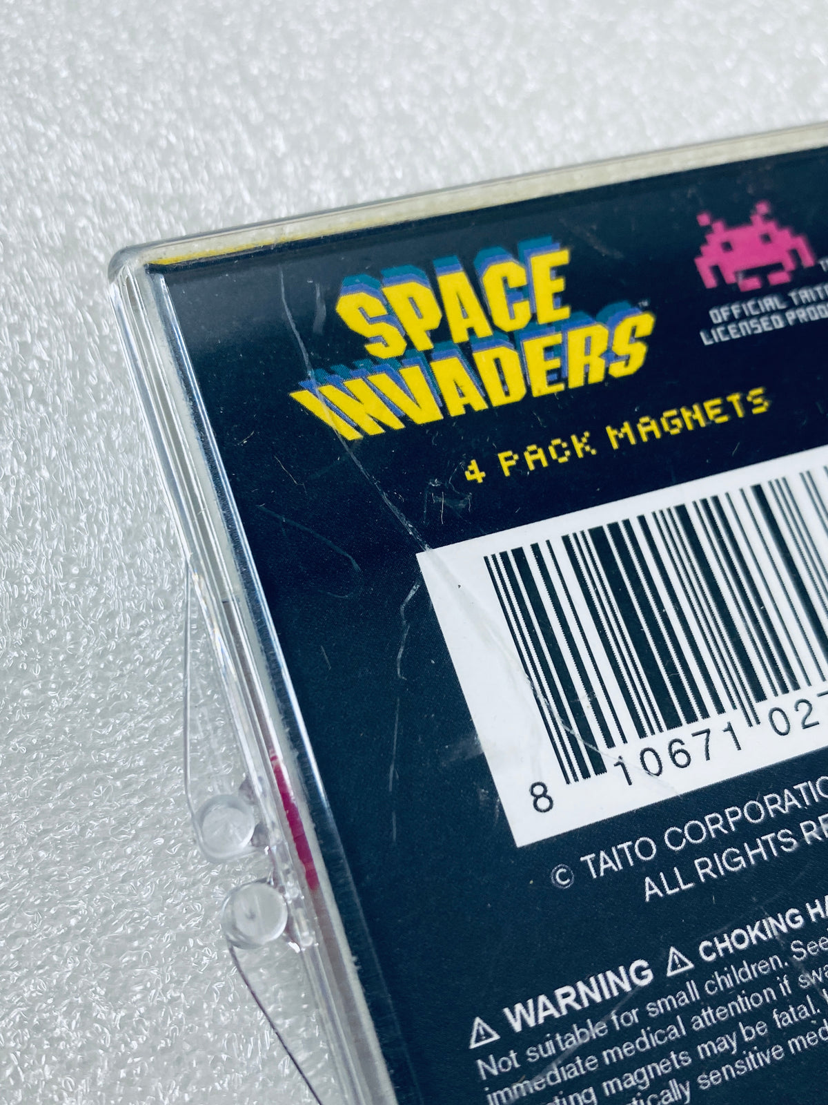 Lot Of 2 - New Other The Coop Space Invaders 1.5" Magnets, (8 Magnets Total)