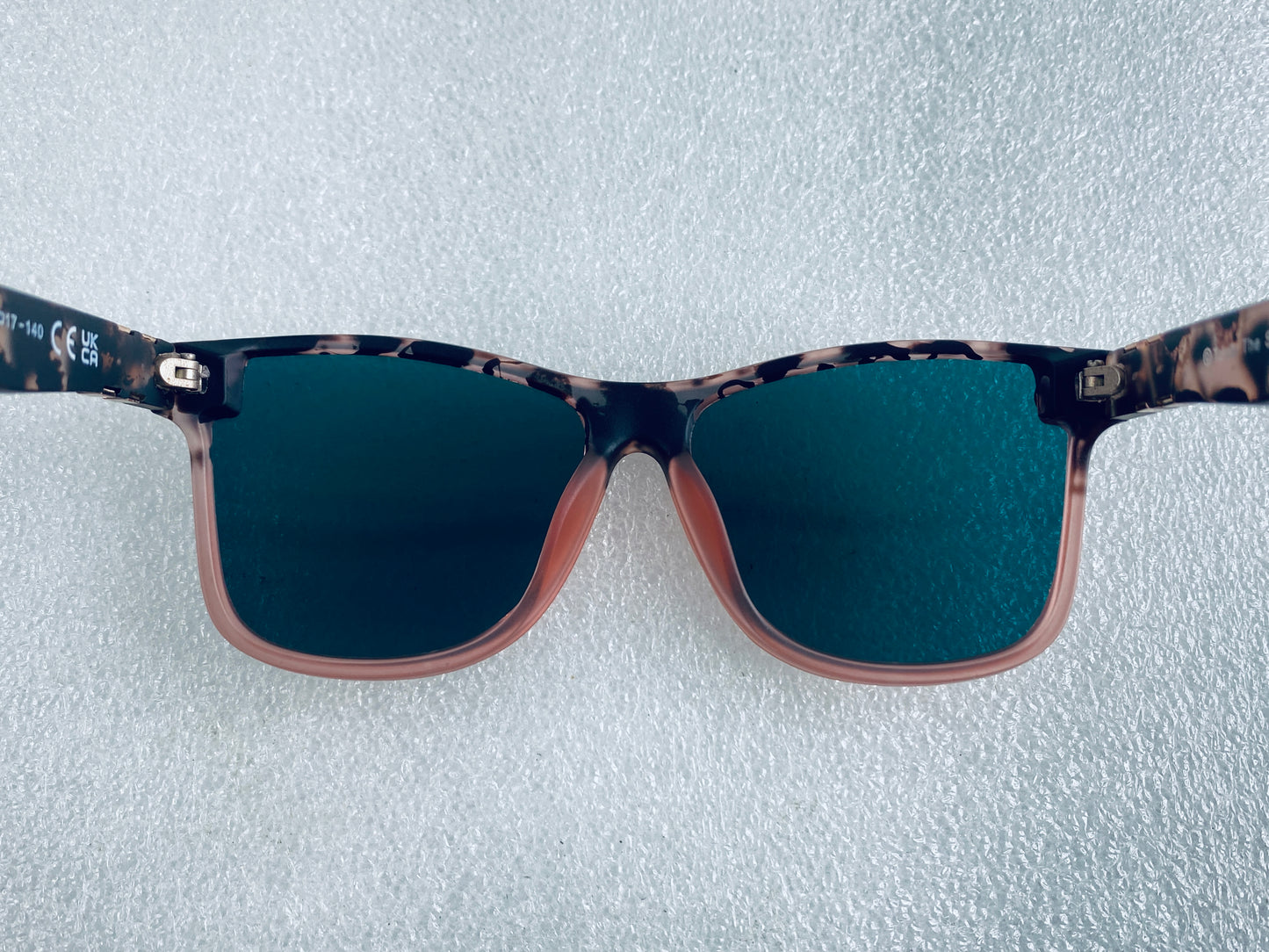 New Polasup Pink Women's Streamlined Reflective Oversized Sunglasses With Case