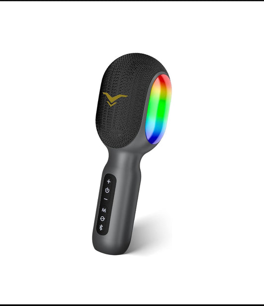 New StageSound Portable Bluetooth Karaoke Mic Speaker With Dynamic RGB Lights