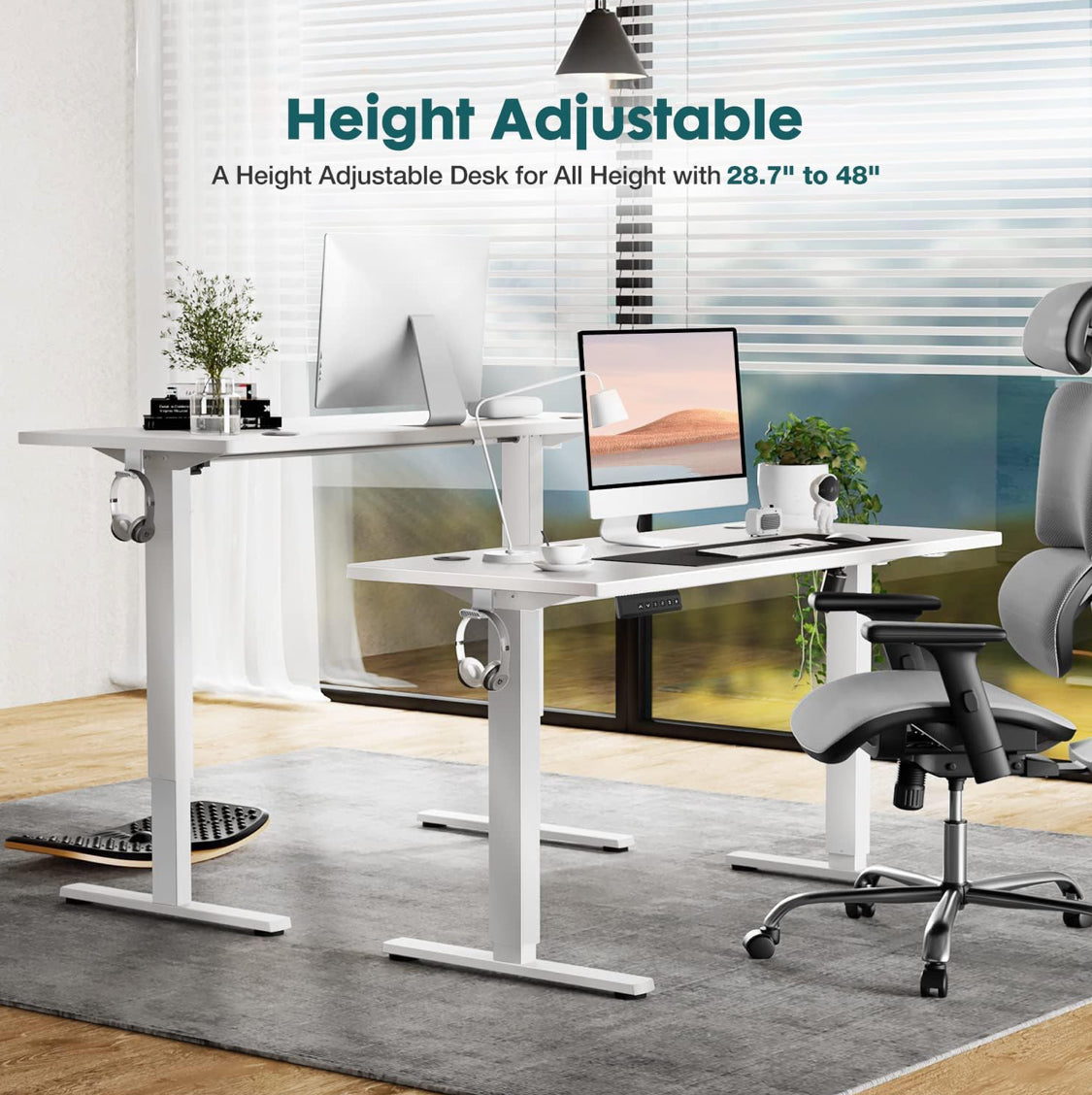 New Other Sweetcrispy 40” Electric Adjustable Height Standing Computer Desk