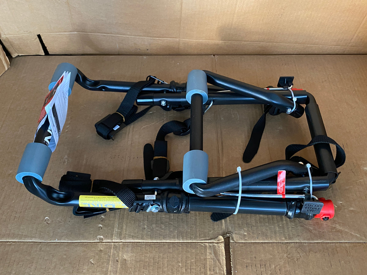 New Open Box Allen Sports 2 Bike Black Rack Deluxe Trunk Mount Bike Carrier